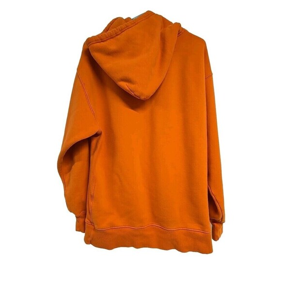 Aritzia Tna COZYAF FLEECE Full-Zip Sweatshirt Hoodie Orange Women’s Size 2 EUC - Picture 3 of 11